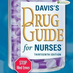 [Read] KINDLE PDF EBOOK EPUB Davis's Drug Guide for Nurses + Resource Kit CD-ROM by