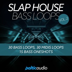 Slap House Bass Loops Vol 2 (30 Bass Loops, 30 MIDI Loops, 15 Bass Oneshots)