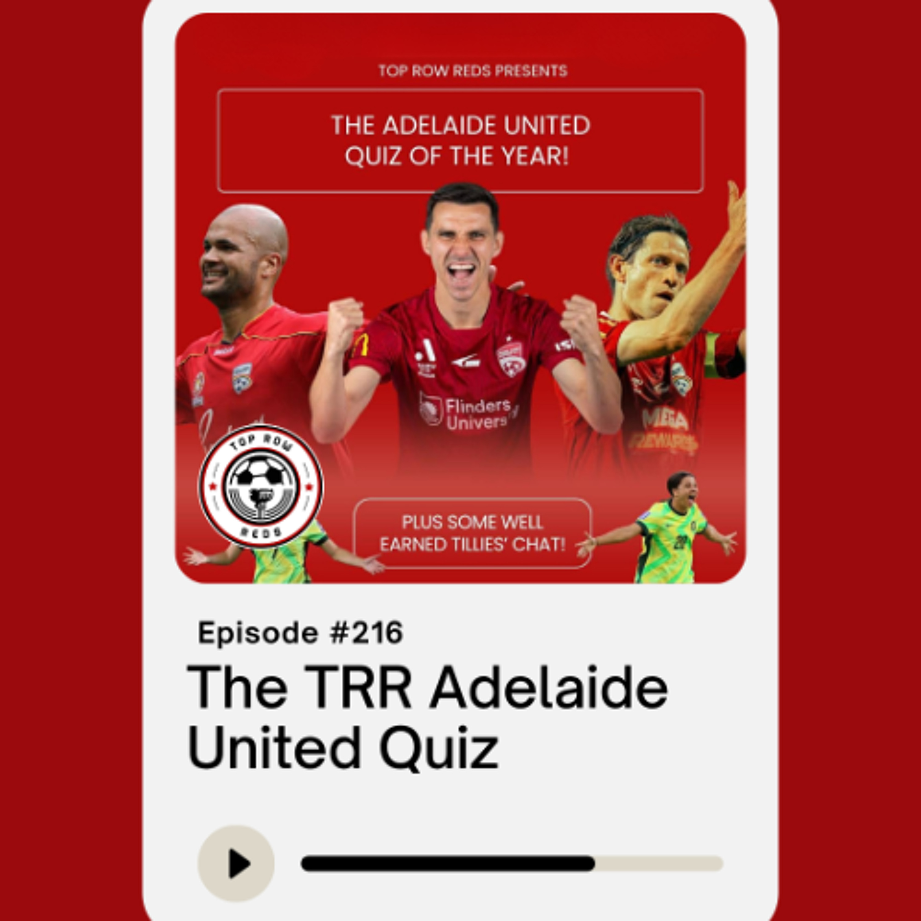 Ep. 216 - The TRR Adelaide United Quiz
