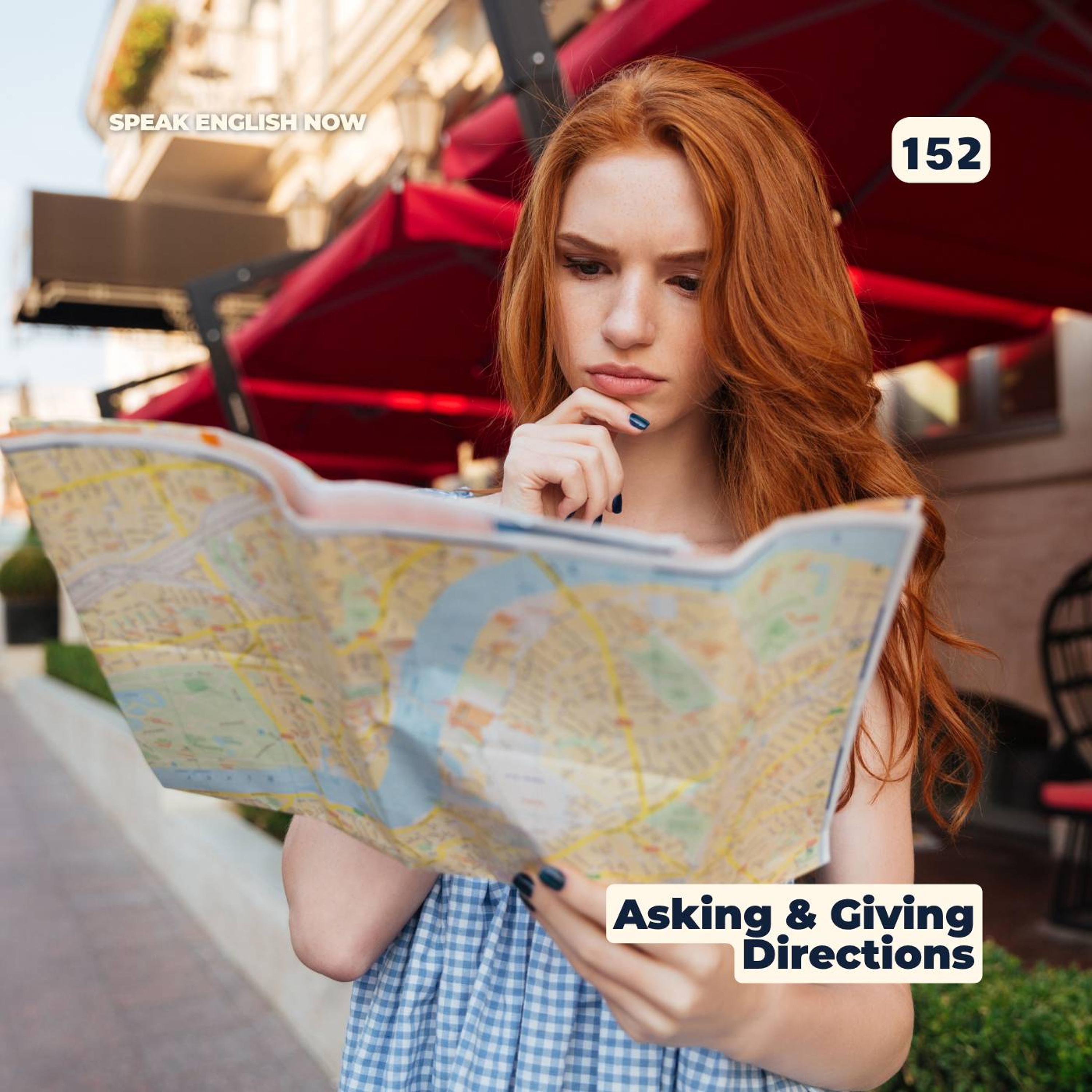 #152 Asking and giving Directions in English episode artwork