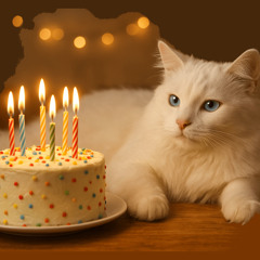 С днём рождения, кот!