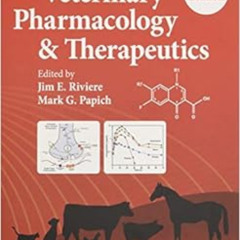 [Download] PDF 📮 Veterinary Pharmacology and Therapeutics by Mark G. Papich,Jim E. R
