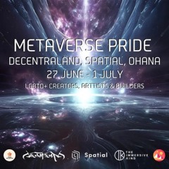 METAVERSE PRIDE - (Hard)Techno Set for Decentraland (27.06.23)