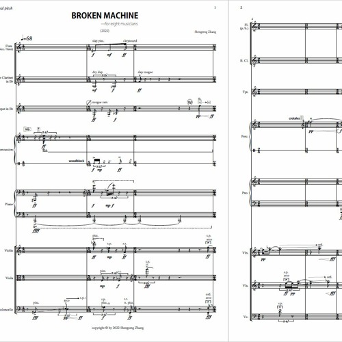 Broken Machine - For Ensemble