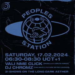 Peoples Station #31 on Jungletrain.net - 2024/02/17 DJ Chromz & Vali NME Click