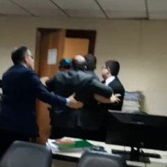 Humberto Otazú, Abogados se agarraron a los golpes en el Palacio de Justicia