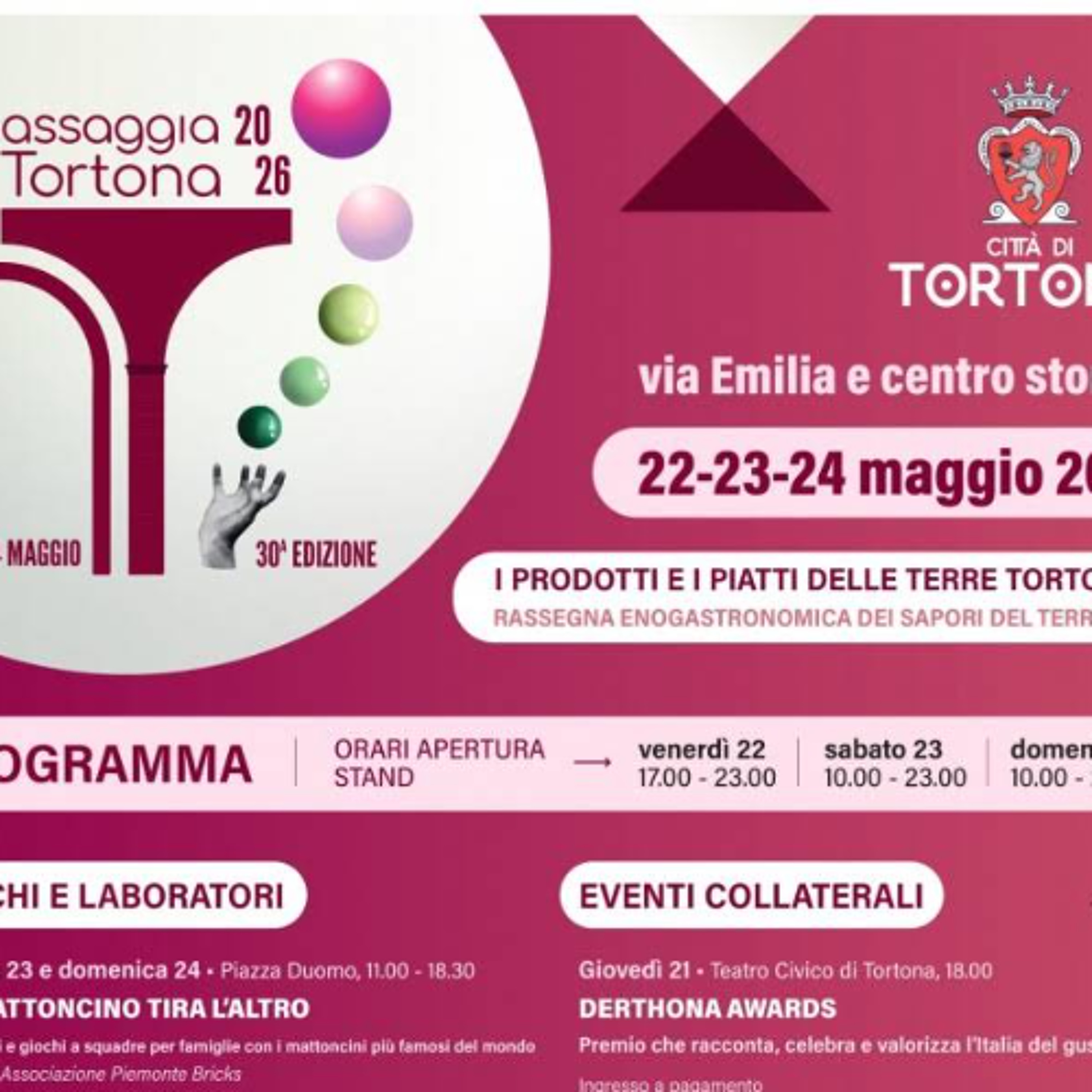 Assaggia Tortona, il sindaco in diretta dall'inaugurazione episode artwork