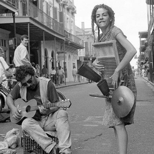 Augie Jr & the Big Mess live on the street 1992 (Jackson Sq or Royal St)