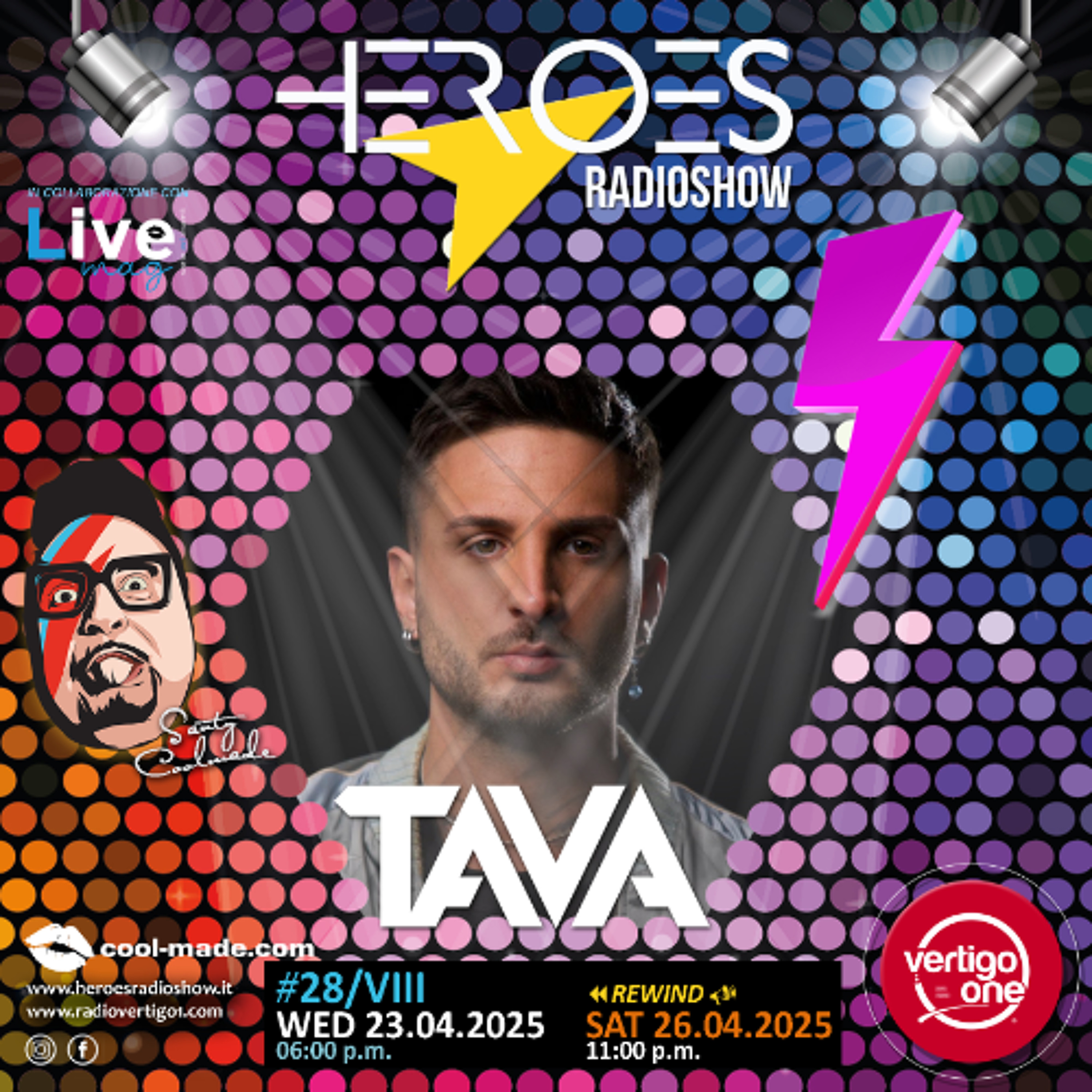 28/2024-25> HEROES RadioShow - Special Guest TAVA episode artwork