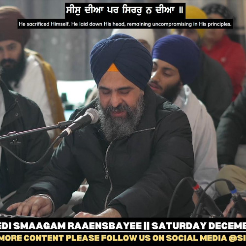 Bhai Tejinder Singh Ji (Toronto) #ShaheediRaaensabayee -