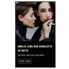 Charlotte de Witte B2B Amelie Lens @ Expo Ghent 08-02-2025 (bootleg)
