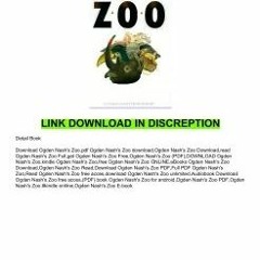 Ogden Nash's Zoo Mobi Download Book