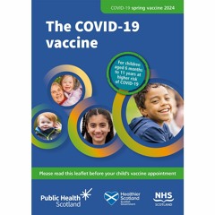COVID-19 spring vaccine leaflet for people with weakened immune system aged 6 months to 11 years