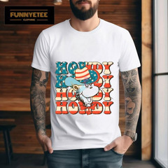 Howdy Cat In The Hat Us Flag Shirt
