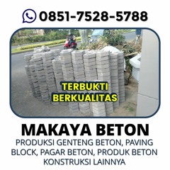 Supplier Beton Cetak di Kepanjen, Call 0851-7528-5788