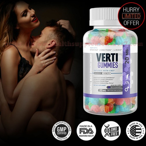 Verti Male Enhancement CBD Gummies--Best Formula To Improve All Health (FDA Approved 2023)