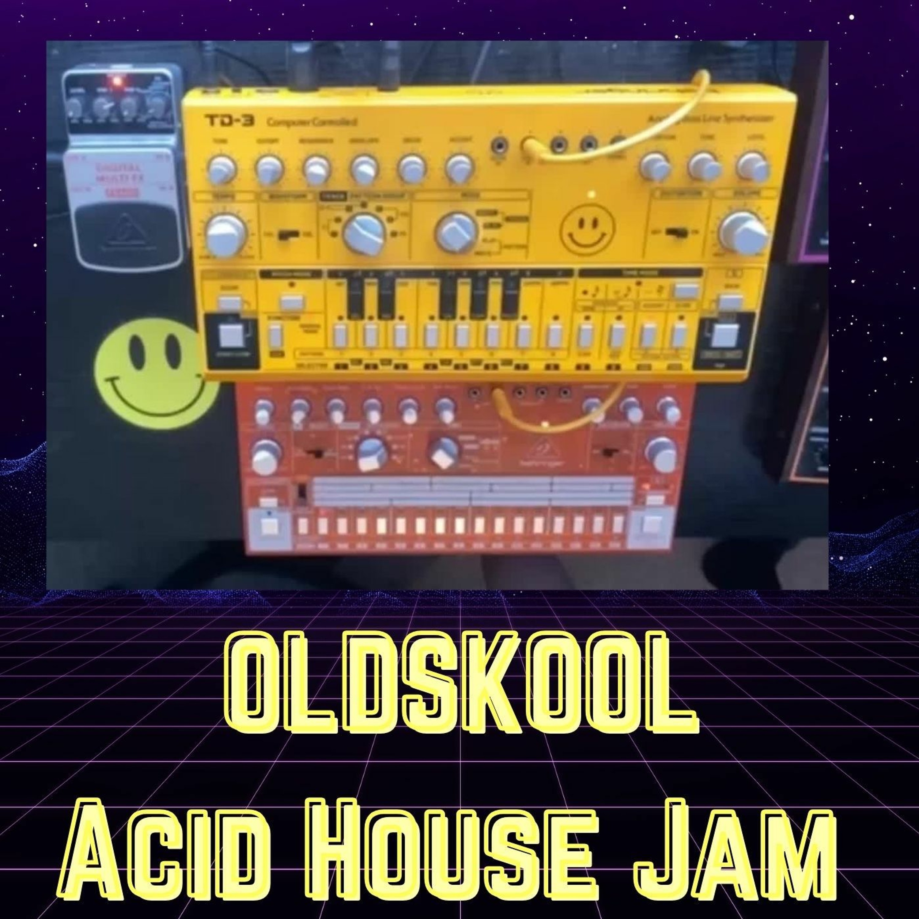 Oldskool Hypnotic Acid House Jam - Behringer RD-6 & TD-3 (vid in description)