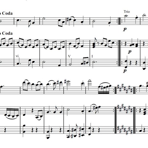 AudreyKang's Minuet & Trio