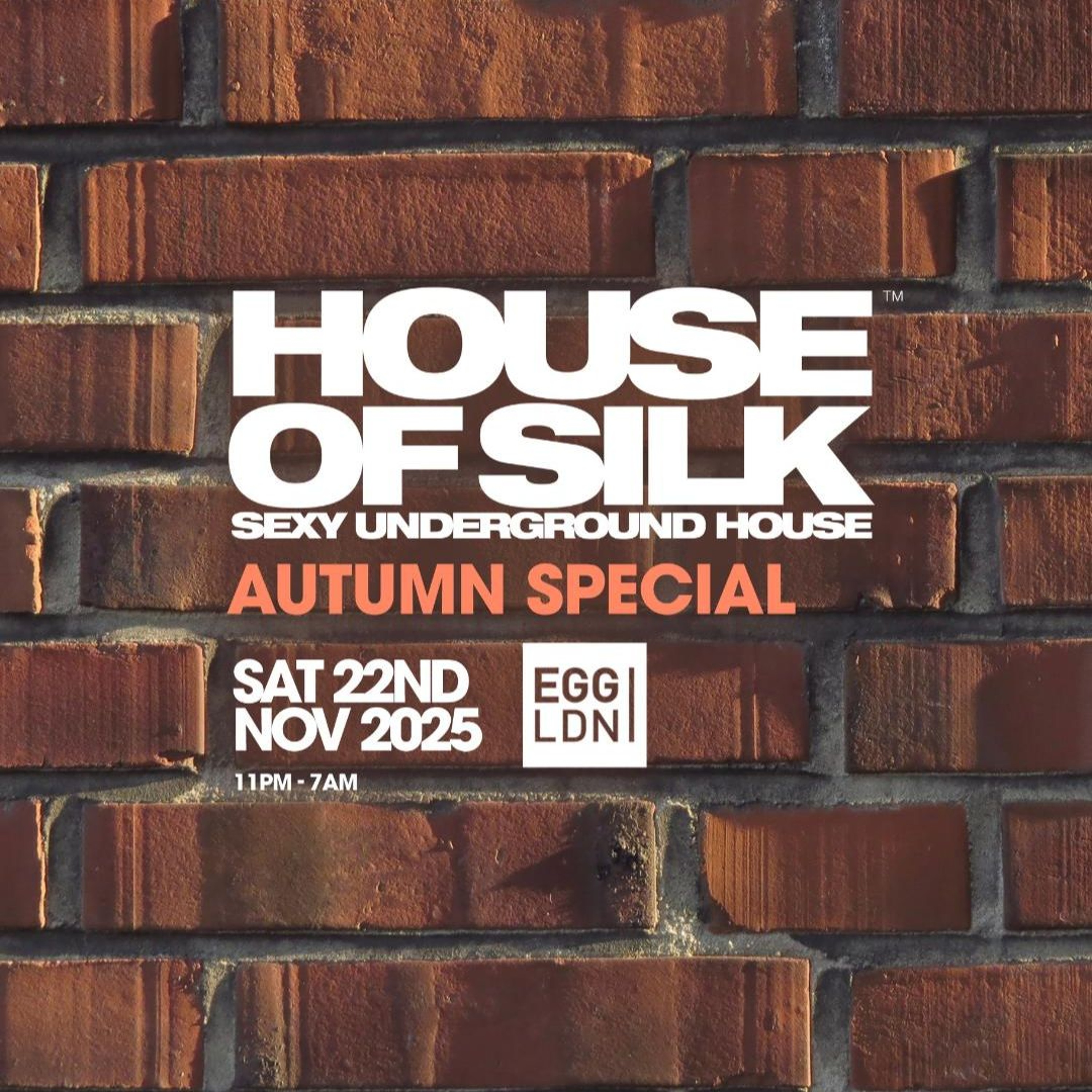 House of Silk (GARAGE Promo MIx) SPIN E B live for Autumn Special - Sat 22nd November 2025 @ EGG LDN episode artwork