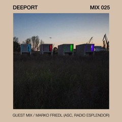 Deeport MIX025 - Guest Mix By Marko Friedl (ASC, Radio Esplendor / Split)