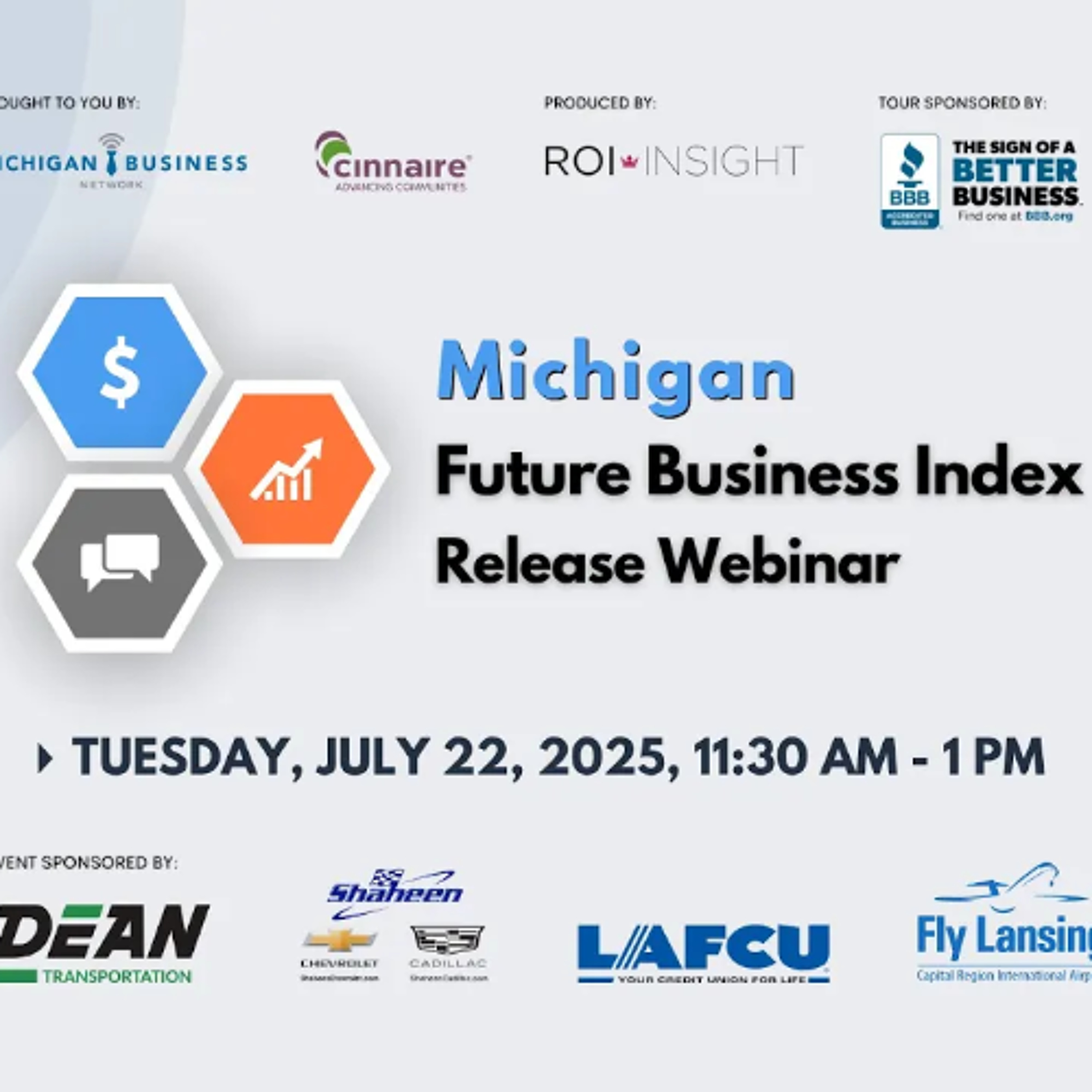 MBN Speakers Series | Michigan Future Business Index Webinar - July 2025 episode artwork