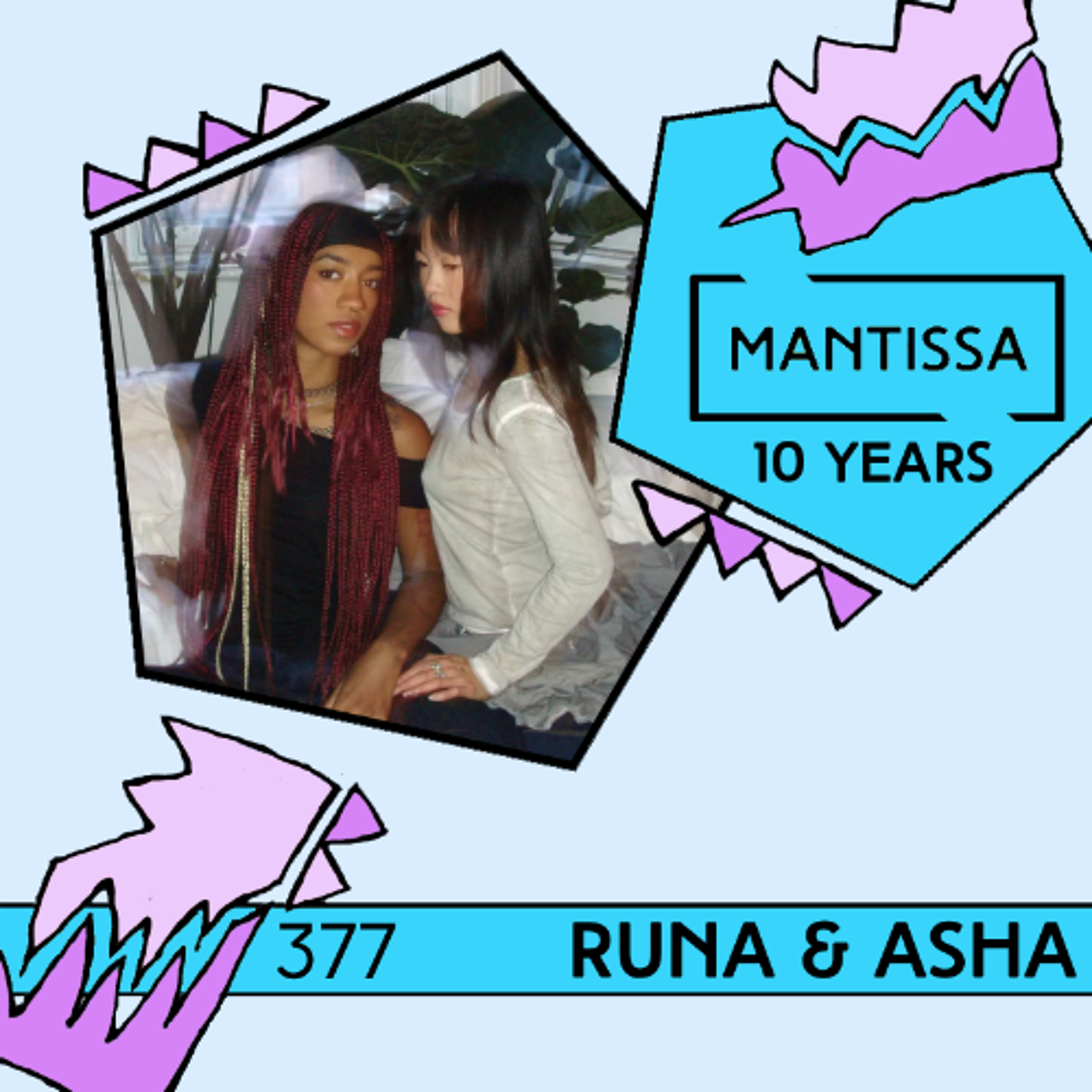 Mantissa Mix 377 - runa & asha (live at exposé noir) [10 Years of Mantissa] episode artwork