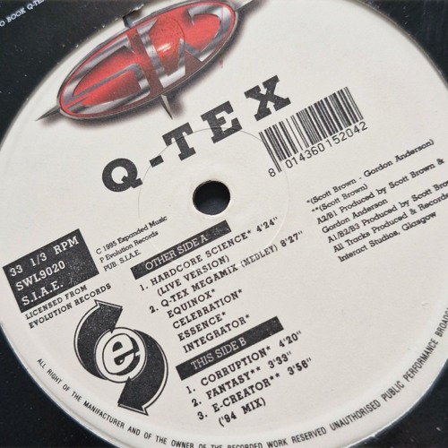 Q-Tex - E-Creation (Original 94' Mix) (Bouncy Techno)