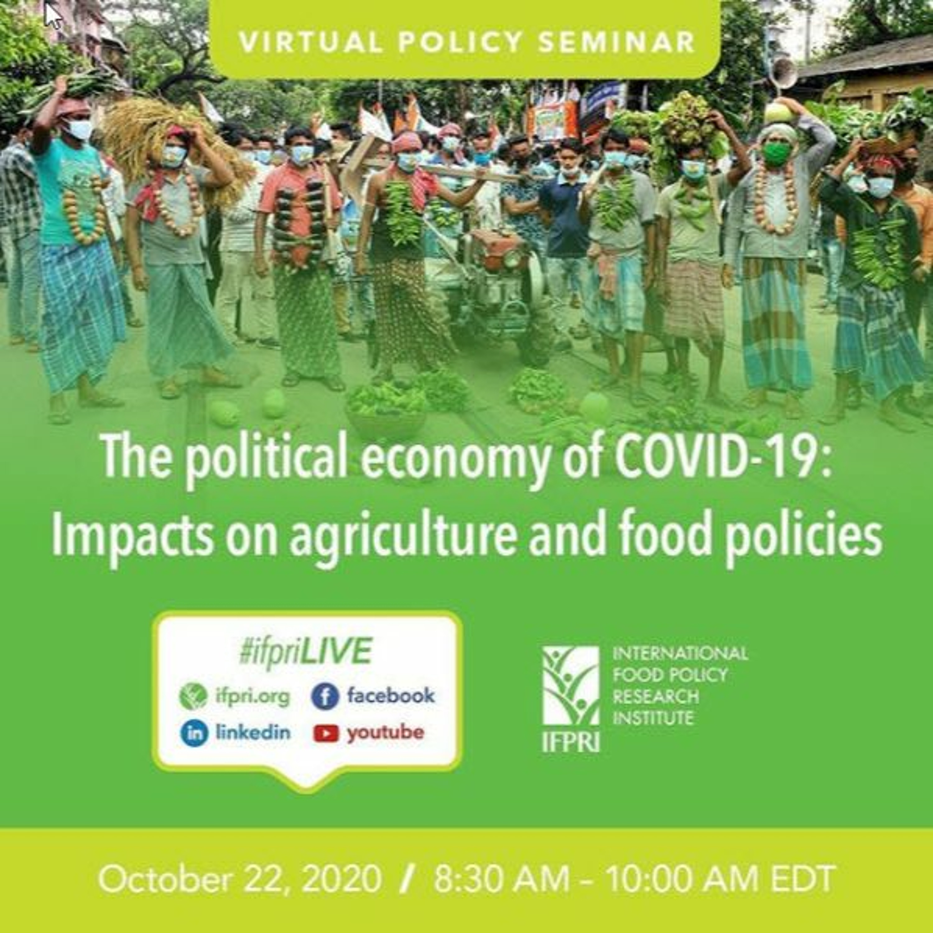 Virtual Event - The political economy of COVID-19: Impacts on agriculture and food policies episode artwork