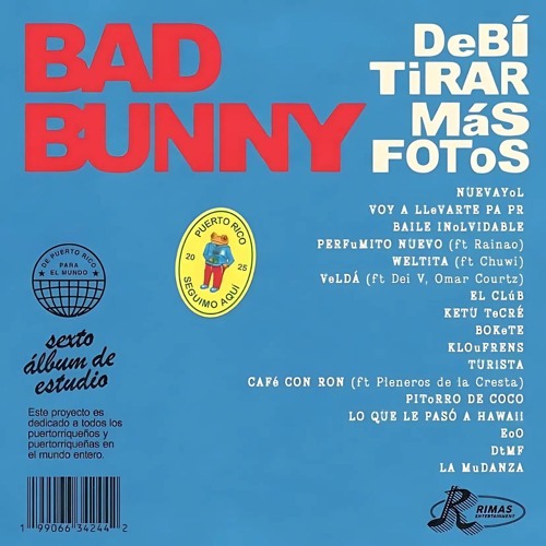 Stream Bad Bunny DTmF Album Extended By Dimelo Isi *Free Download* by Stereo Lab Listen