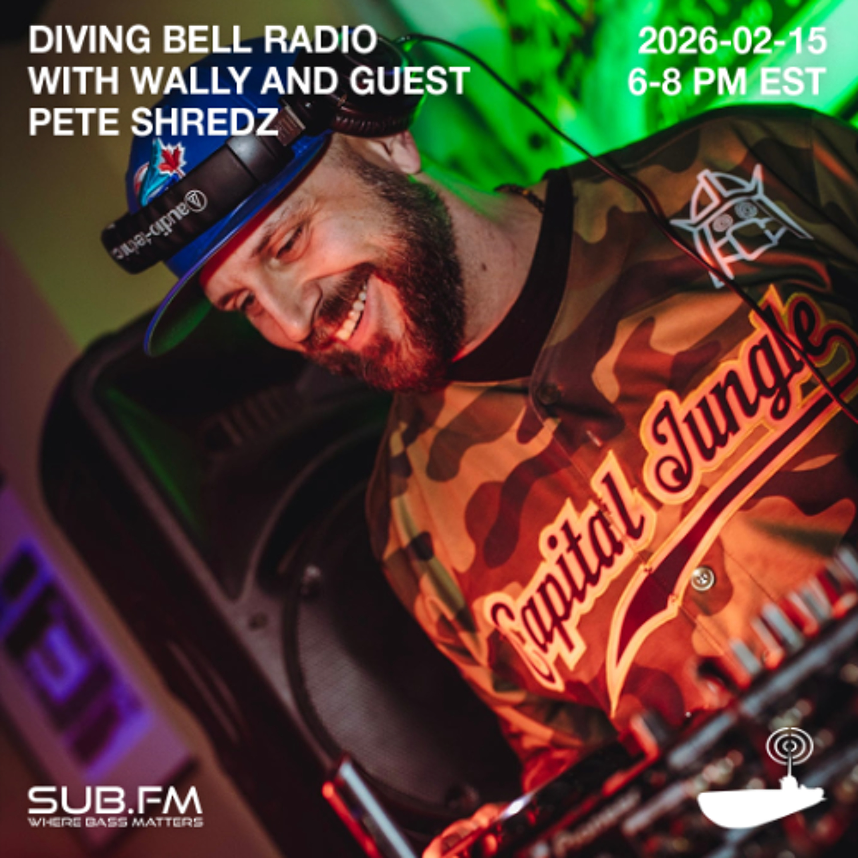Diving Bell Radio with guest Pete Shredz - 15 Feb 2026 episode artwork