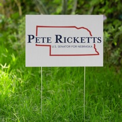 Pete Ricketts For Senate Yard Sign