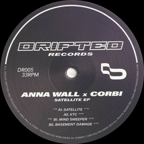 Anna Wall & Corbi - Satellite EP (DR005)
