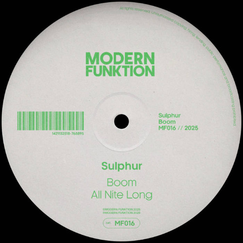 PremEar: Sulphur - All Night Long [MF016]