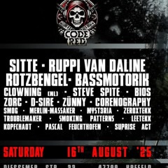 Code Red ROTZBENGEL BDAY  16.08.25. Mikroport Krefeld