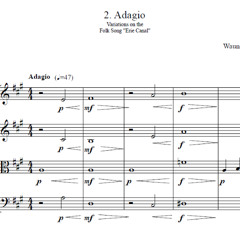 String Quartet No. 1 in G Major: 2. adagio "variations"