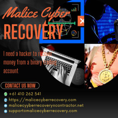 HIRE A HACKER FOR CRYPTO SCAM RECOVERY SERVICES, CALL MALICE CYBER RECOVERY THEY CAN HELP