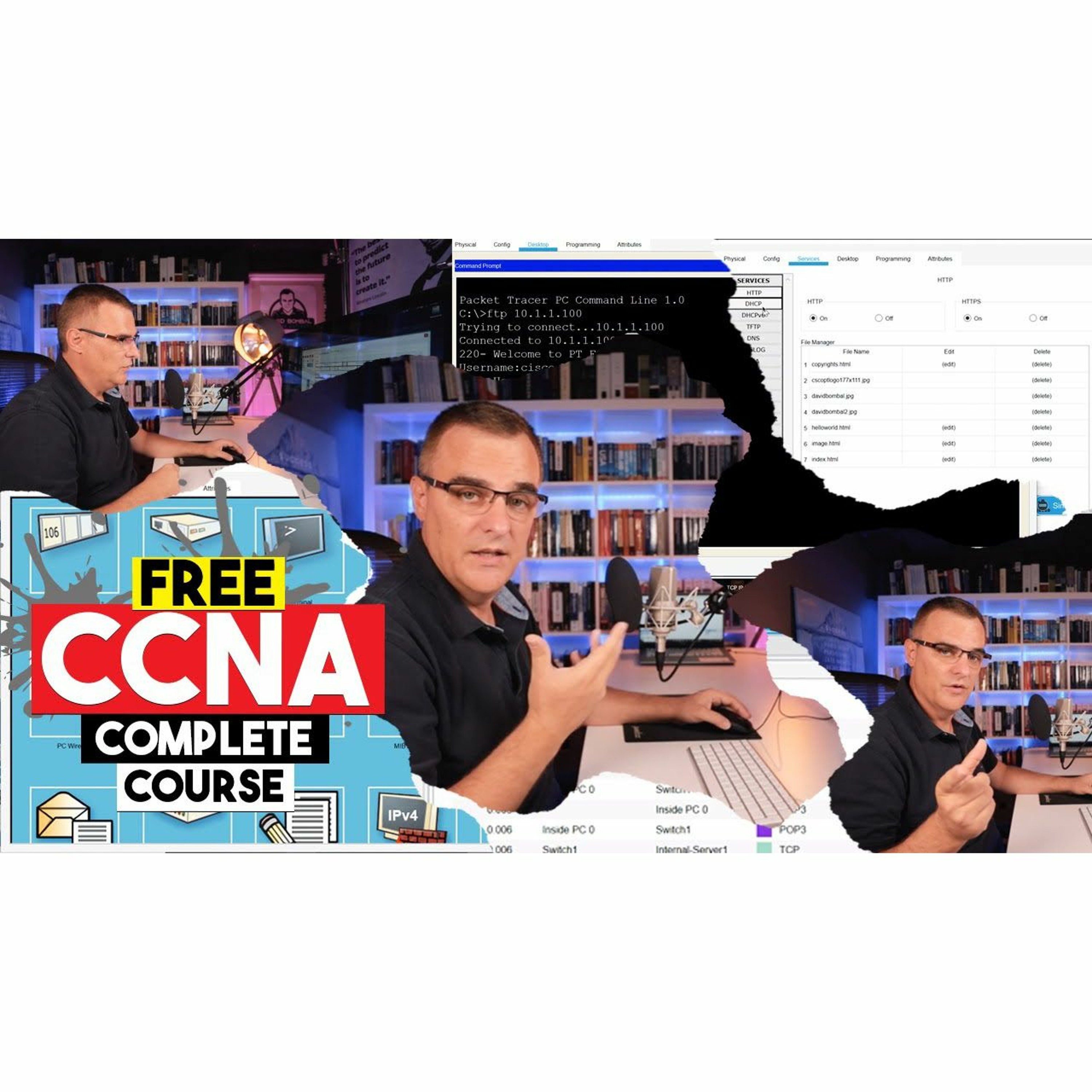 cover of episode #179: Cisco Packet Tracer Tips   Free CCNA 200 - 301 Course   Video #11