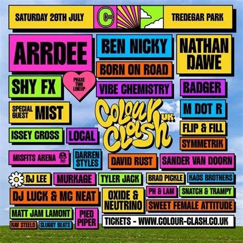 Brad Pickle Live @ColourClash 2024, Newport 20.07.2024