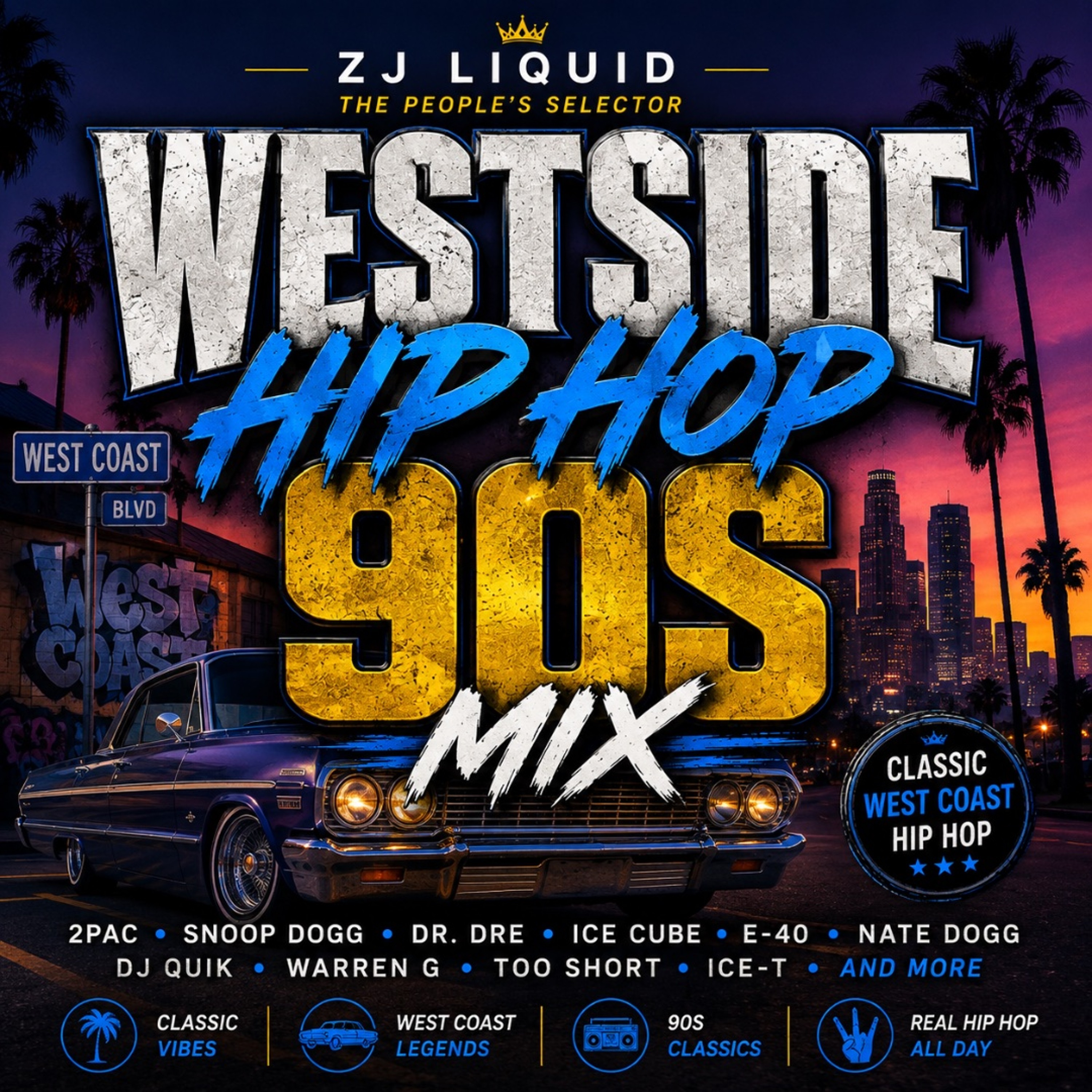 Hip Hop Mix 2025 | 90s West Coast Rap Legends – Snoop Dogg, Dr. Dre, 2Pac, Ice Cube & More