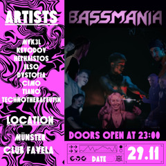 Therapy Session - (Tiano B2B Technotherapeutin) 29.11 Bassmania @ Favela Münster (Closing Set)