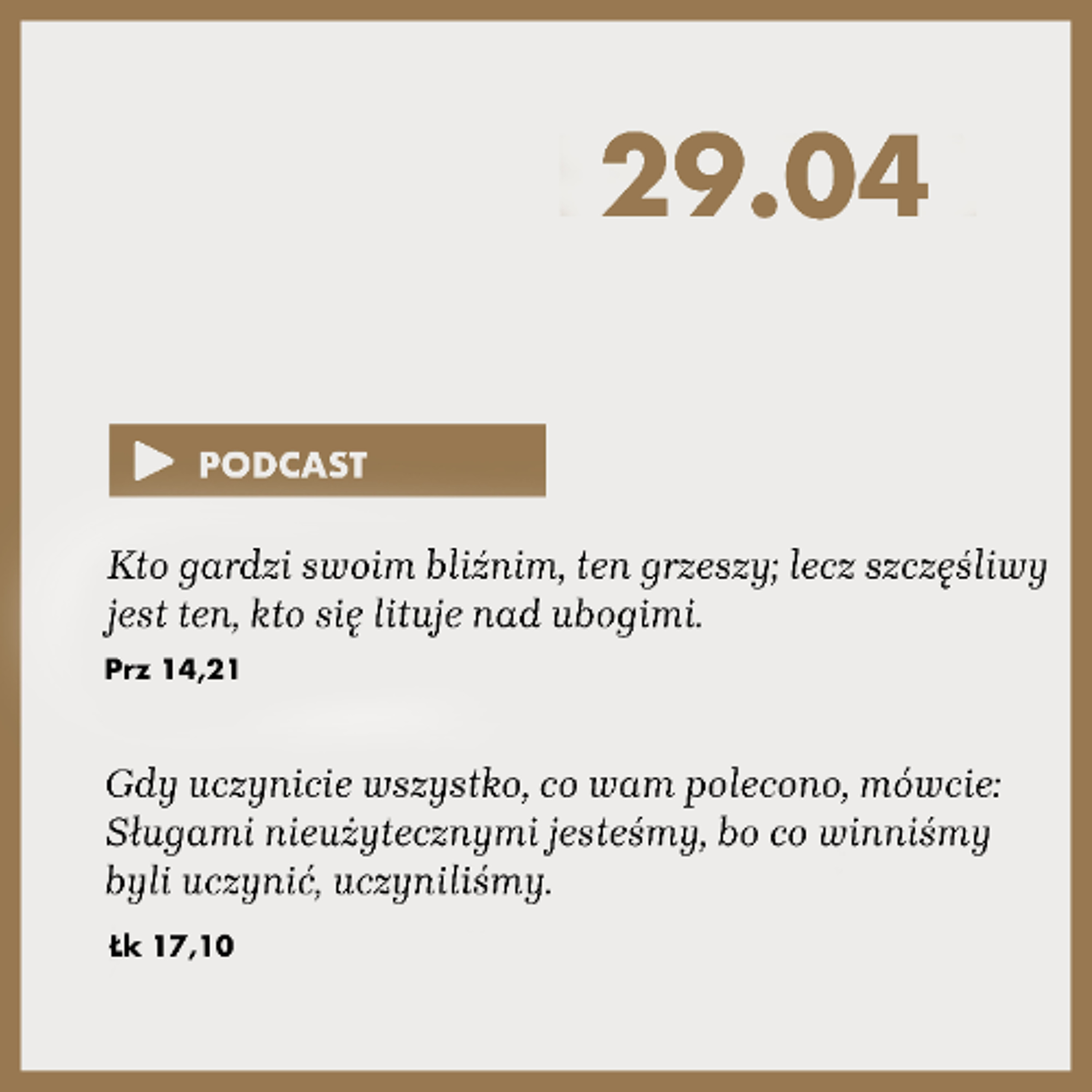 Poranek ze Słowem na 29 kwietnia 2025 episode artwork
