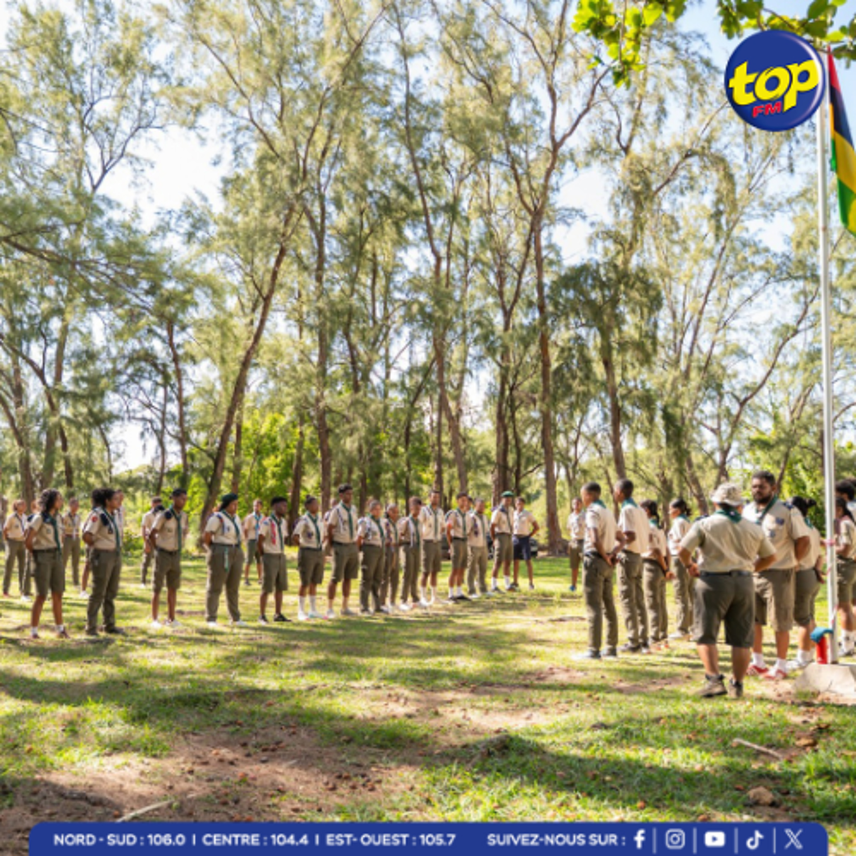 Journée mondiale du scoutisme : «mo ti extra paress..scout inn fer mwa konn mo limite ek mo capacité» avance Hansley Melisse