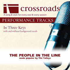 The People In The Line (Performance Track Low with Background Vocals)