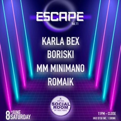 Karla Bex Live @ ESCAPE - Opening set - techno & trance - Jun 2024 Hong Kong
