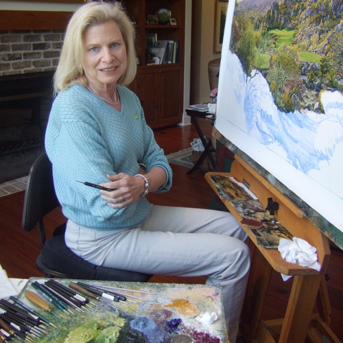 Linda Hartough, Renown Golf Landscape Artist