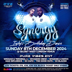 Pure Vibes Ent - Synergy (Inchy's Birthday) - Sun 8th Dec 2024 (Promo Mix)