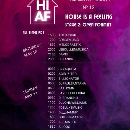 TWITCH - HOUSE IS A FEELING RAID TRAIN - MAY 11 2025