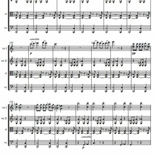 Pawel Strzelecki: 2. Slow [String Quartet No. 5 (2020)].