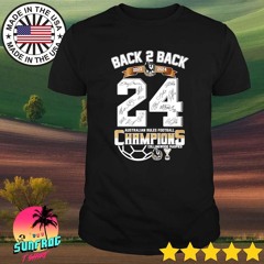 Australian Rules football back 2 back 2023 2024 Champions Collingwood Magpies shirt