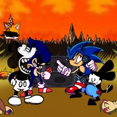 Too Slow But It's Sonic.exe and Suicide Mouse vs Sonic and Oswald